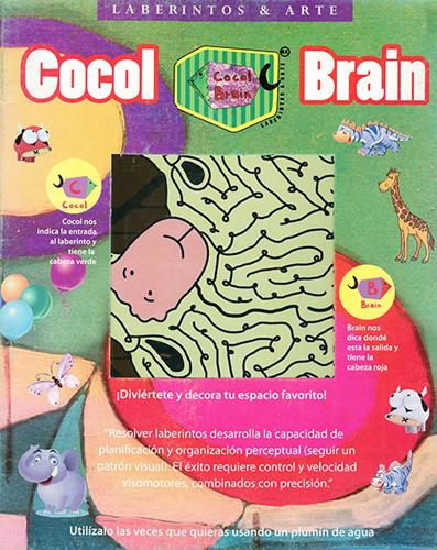 COCOL BRAIN: LABERINTOS & ARTE (3 LABERINTOS)