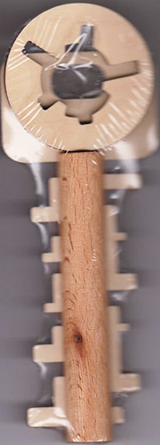 CERRADURA O LLAVE (ROMPECABEZAS DE MADERA) VARIOS MODELOS