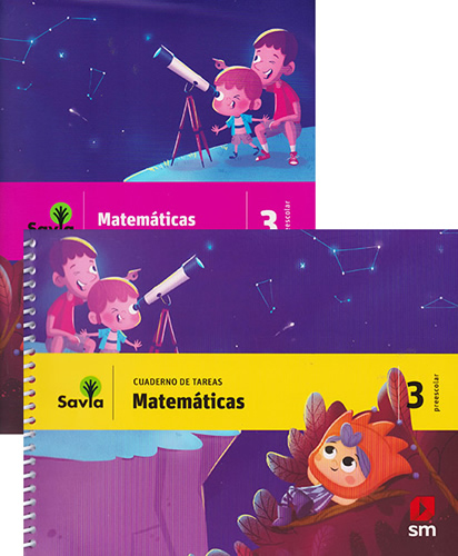 MATEMATICAS 3 PREESCOLAR: INCLUYE CUADERNO DE TAREAS (SAVIA)