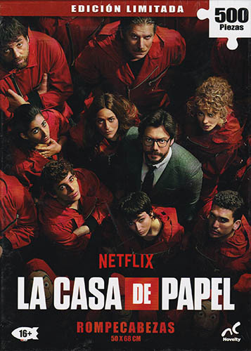 LA CASA DE PAPEL ROMPECABEZAS 500 PZS.