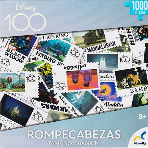 1OO AÑOS DE DISNEY COLLAGE TIMBRES ROMPECABEZAS 1000 PZS.