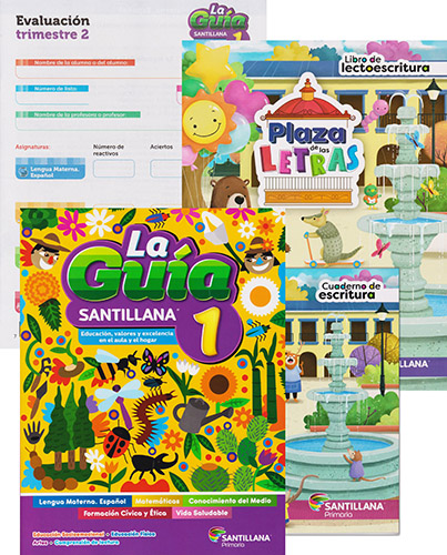 LA GUIA SANTILLANA 1 ESCUELA OFICIAL (PUBLICA) 2022 - 2023 (INCLUYE PLAZA DE LAS LETRAS)