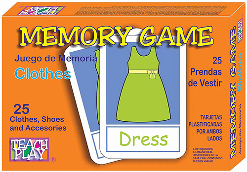 MEMORY GAME: 25 CLOTHES, SHOES AND ACCESORIES