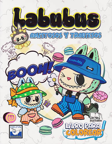 LABUBUS AMISTOSOS Y TRAVIESOS LIBRO PARA COLOREAR