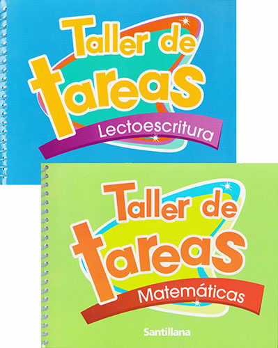 TALLER DE TAREAS LECTOESCRITURA - MATEMATICAS (PACK 3 PREESCOLAR)