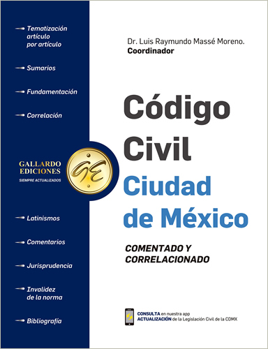 CODIGO CIVIL DE LA CIUDAD DE MEXICO (CDMX) 2024 COMENTADO Y CORRELACIONADO