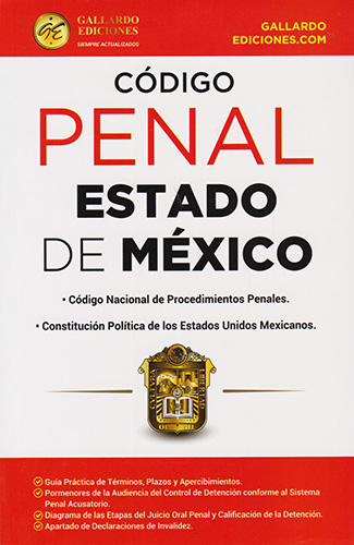 CODIGO PENAL DEL ESTADO DE MEXICO 2023 - CODIGO NACIONAL DE PROCEDIMIENTOS PENALES - CONSTITUCION POLITICA DE LOS ESTADOS UNIDOS MEXICANOS