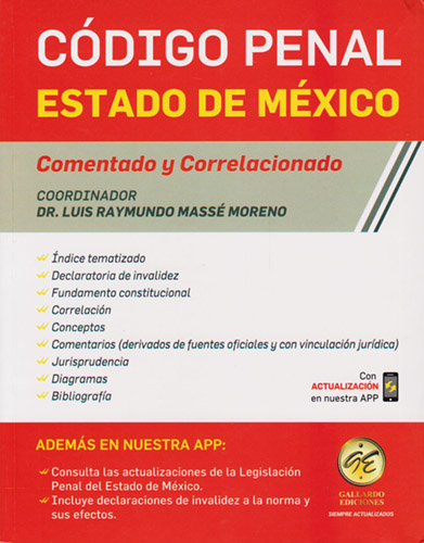 CODIGO PENAL DEL ESTADO DE MEXICO 2024 COMENTADO Y CORRELACIONADO