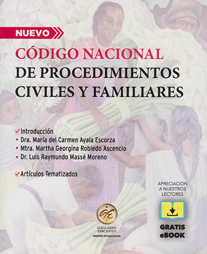 CODIGO NACIONAL DE PROCEDIMIENTOS CIVILES Y FAMILIARES 2024 (INCLUYE EBOOK)