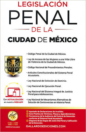 LEGISLACION PENAL DE LA CIUDAD DE MEXICO 2024 (ESENCIAL)