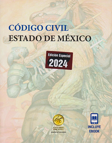 CODIGO CIVIL DEL ESTADO DE MEXICO 2024 BOLSILLO (INCLUYE EBOOK)