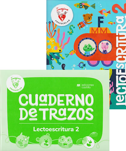 LECTOESCRITURA 2 PREESCOLAR (INCLUYE CUADERNO DE TRAZOS)