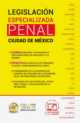 LEGISLACION PENAL DE LA CIUDAD DE MEXICO 2025 (ESPECIALIZADA)