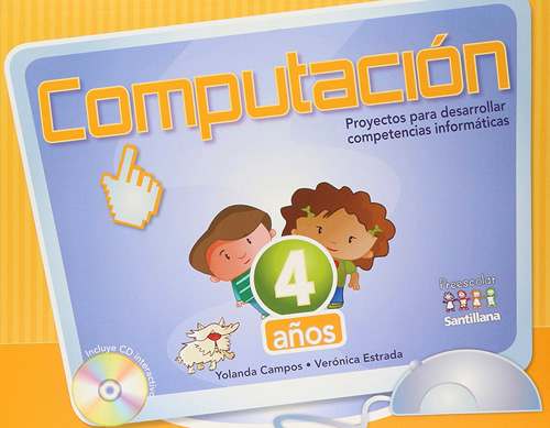COMPUTACION PACK 2 PARA 4 AÑOS PREESCOLAR (INCLUYE CD)