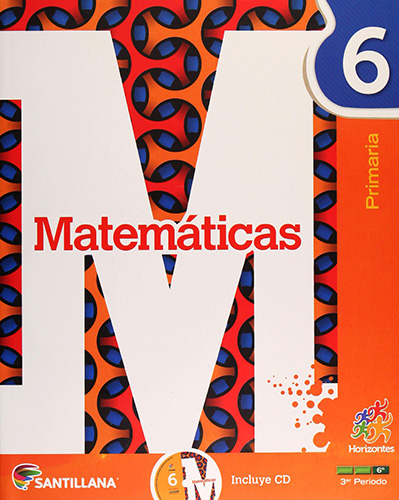 MATEMATICAS 6 PRIMARIA (INCLUYE CD) TERCER PERIODO (HORIZONTES)