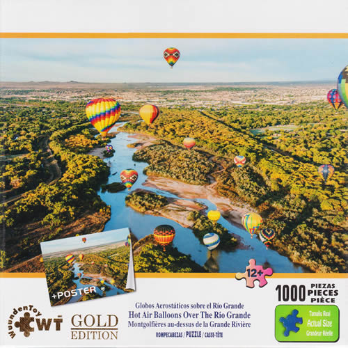 ROMPECABEZAS GLOBOS AEROSTATICOS SOBRE EL RIO GRANDE (1000 PZS.)