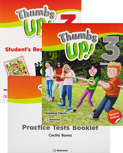 THUMBS UP! 3 STUDENTS BOOK PACK (INCLUDE STUDENTS RESOURCE BOOK, PRACTICE TESTS BOOKLET, CD AND SPIRAL)
