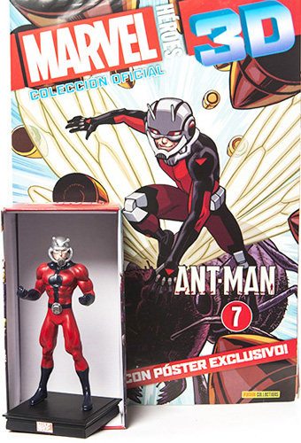 SUPER HEROES MARVEL 3D ANT MAN (INCLUYE FIGURA COLECCIONABLE)