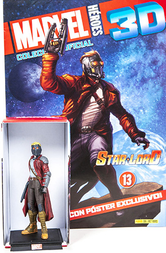SUPER HEROES MARVEL 3D STAR LORD (INCLUYE FIGURA COLECCIONABLE)