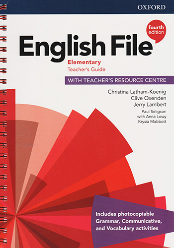 ENGLISH FILE ELEMENTARY TEACHER GUIDE WITH TEACHERS RESOURCE CENTRE