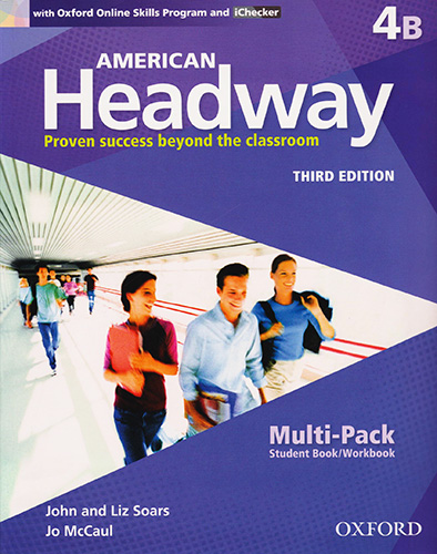 AMERICAN HEADWAY 4B MULTIPACK STUDENT BOOK AND WORKBOOK WITH OXFORD ONLINE SKILLS PROGRAM AND ICHECKER