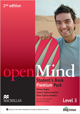 OPENMIND LEVEL 3 STUDENTS BOOK PREMIUM PACK (ONLINE WORKBOOK & STUDENTS RESOURCE CENTER)