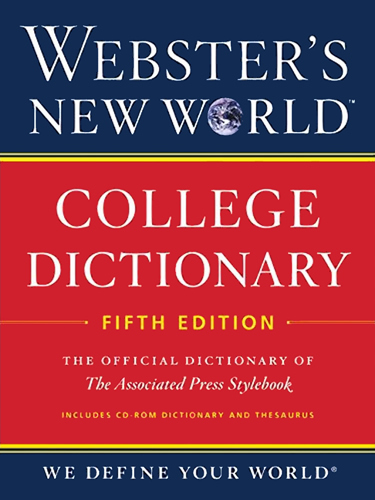 WEBSTER NEW WORLD COLLEGE DICTIONARY (INCLUYE CD-ROM)