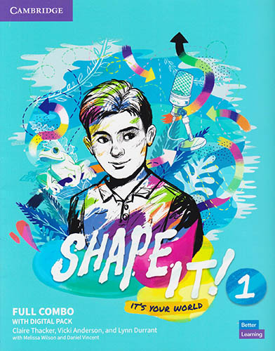 SHAPE IT 1 FULL COMBO WITH DIGITAL PACK LEVEL 1 (STUDENTS BOOK AND WORKBOOK)