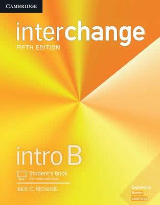 INTERCHANGE INTRO B STUDENTS BOOK WITH ONLINE SELF STUDY