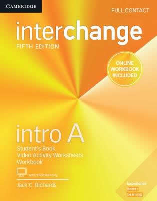 INTERCHANGE INTRO A FULL CONTACT WITH ONLINE SELF STUDY AND ONLINE WORKBOOK