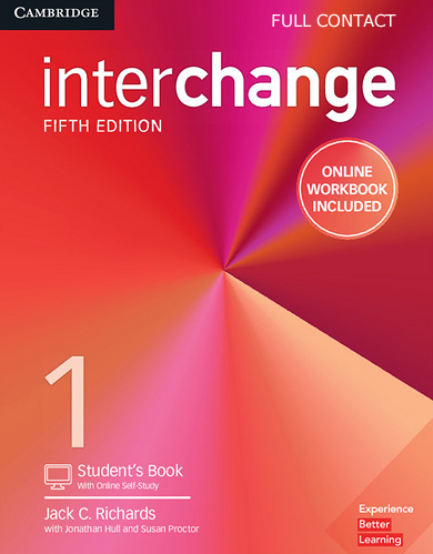 INTERCHANGE 1 FULL CONTACT WITH ONLINE SELF STUDY AND ONLINE WORKBOOK