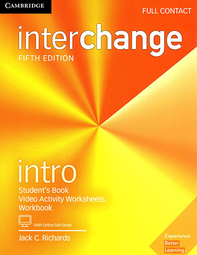 INTERCHANGE INTRO FULL CONTACT WITH ONLINE SELF STUDY