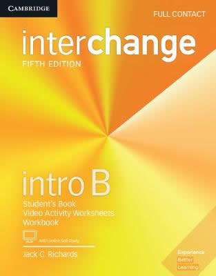 INTERCHANGE INTRO B FULL CONTACT WITH ONLINE SELF STUDY