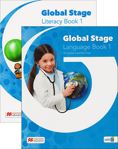 GLOBAL STAGE LEVEL 1 STUDENTS BLENDED PACK (INCLUDE LITERACY BOOK Y LANGUAGE BOOK WITH NAVIOAPP)