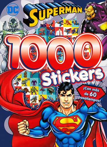 1000 STICKERS SUPERMAN
