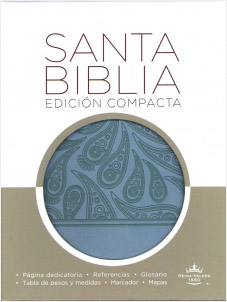 SANTA BIBLIA COMPACTA: REINA VALERA (AZUL CELESTE)