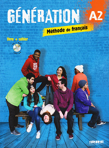 GENERATION A2 METHODE DE FRANCAIS LIVRE + CAHIER (INCLUS CD + DVD)