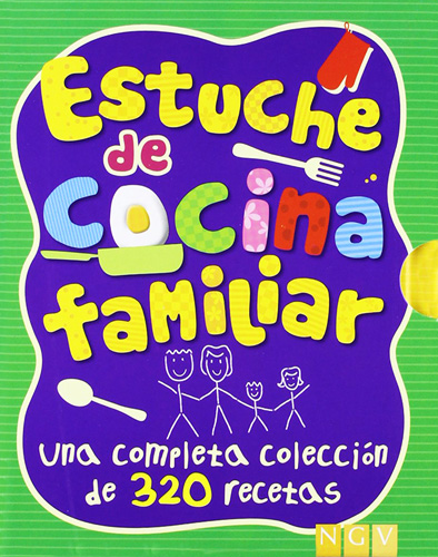ESTUCHE DE COCINA FAMILIAR (INCLUYE COCINA FAMILIAR, COCINA CON VERDURAS, COCINA RAPIDA)