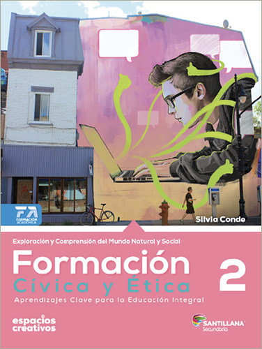 FORMACION CIVICA Y ETICA 2 SECUNDARIA (ESPACIOS CREATIVOS)