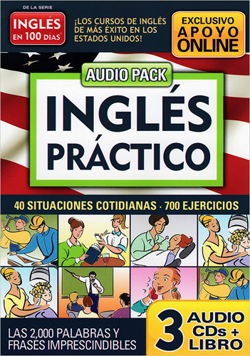 INGLES PRACTICO: AUDIO PACK 40 SITUACIONES COTIDIANAS,700 EJERCICIOS