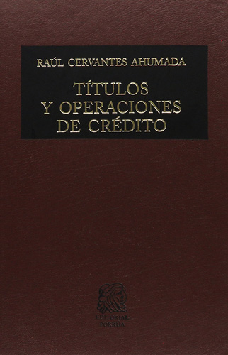 TITULOS Y OPERACIONES DE CREDITO