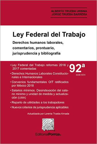 Librería Morelos Ley Federal Del Trabajo