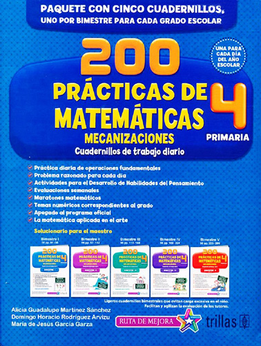 200 PRACTICAS DE MATEMATICAS 4 PRIMARIA