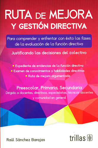RUTA DE MEJORA Y GESTION DIRECTIVA (PREESCOLAR, PRIMARIA, SECUNDARIA)