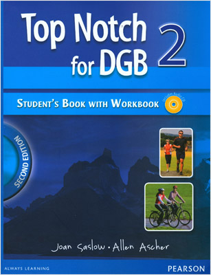 TOP NOTCH FOR DGB 2 STUDENTS BOOK WITH WORKBOOK (INCLUDE CD)
