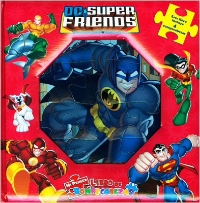 DC SUPER FRIENDS (LIBRO CON 4 ROMPECABEZAS)