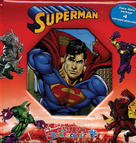 SUPERMAN (LIBRO CON 4 ROMPECABEZAS)