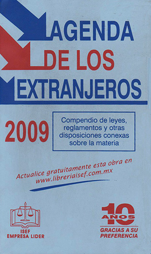 2009 AGENDA DE LOS EXTRANJEROS