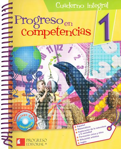 PROGRESO EN COMPETENCIAS 1 CUADERNO INTEGRAL (INCLUYE CD)