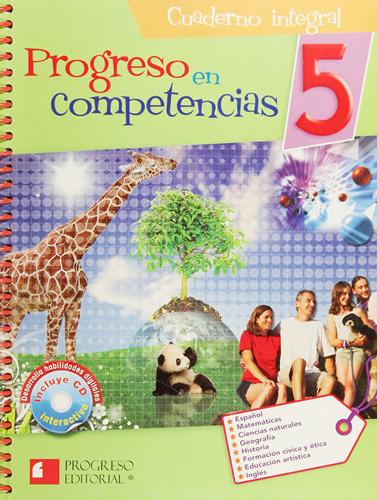 PROGRESO EN COMPETENCIAS 5 CUADERNO INTEGRAL (INCLUYE CD)
